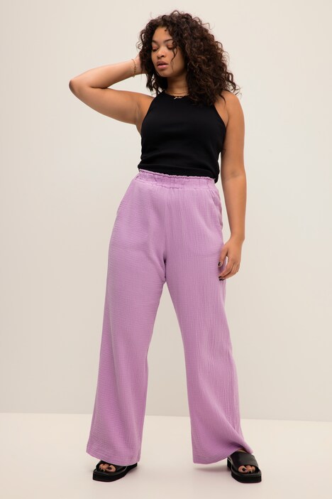 Pantalon De Survêtement Oversize Pour Fille - Coupe Large, Taille élastique, Pour école Ou Loisirs Décontractés
