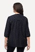 Shimmer Stripe 3/4 Sleeve Blouse