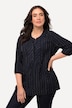 Shimmer Stripe 3/4 Sleeve Blouse