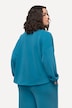 Sweatshirt, opstaande kraag, oversized, lange mouwen