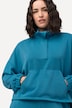 Sweatshirt, opstaande kraag, oversized, lange mouwen
