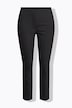 Pantalon Sienna en bengaline. Coupe slim, tissu stretch. Taille élastique
