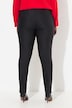 Pantalon Sienna en bengaline. Coupe slim, tissu stretch. Taille élastique