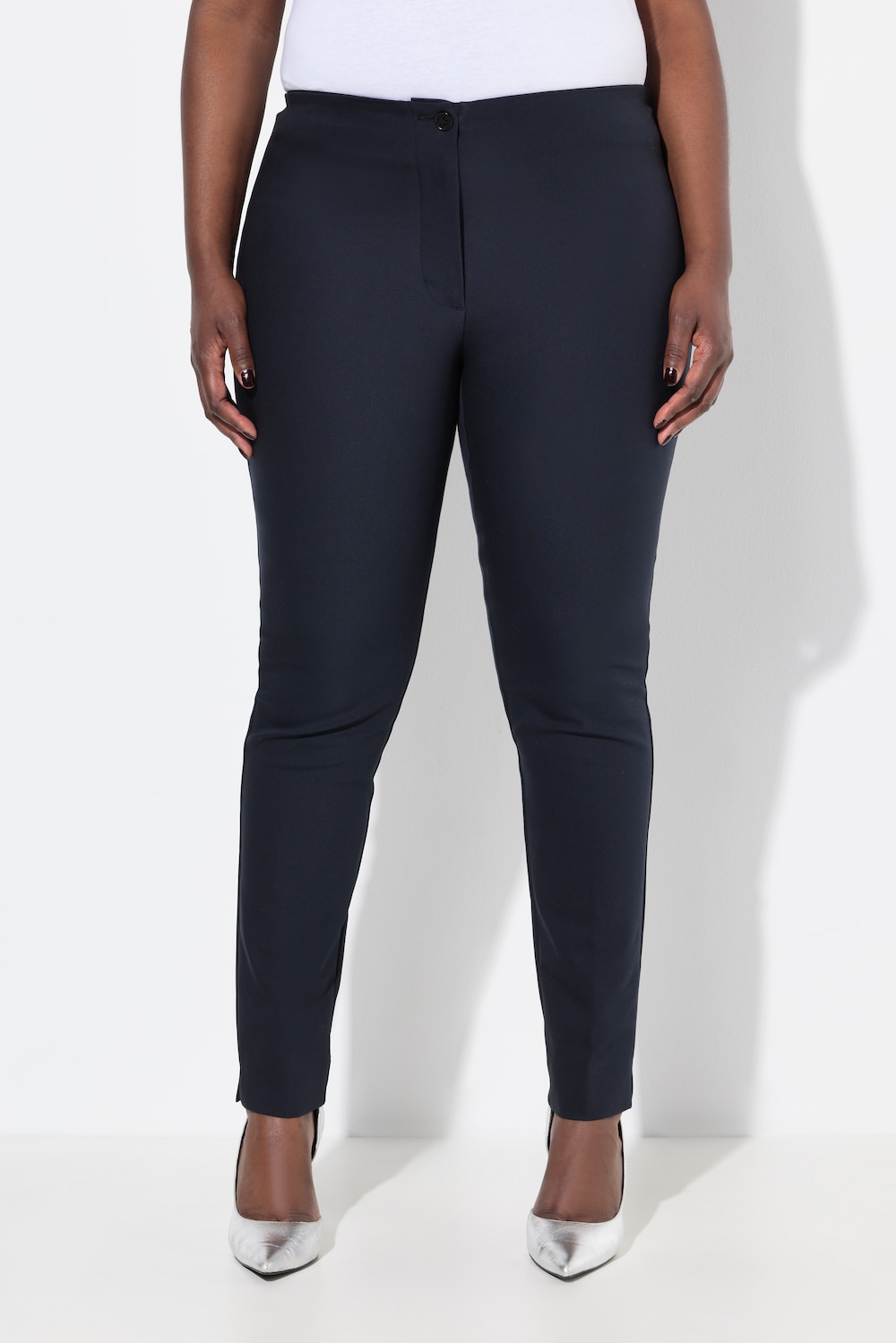 Große Größen Bengalinhose Sienna, Damen, blau, Größe: 56, Baumwolle/Synthetische Fasern, Ulla Popken