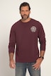 Langarmshirt, Flammjersey, Print, Rundhals