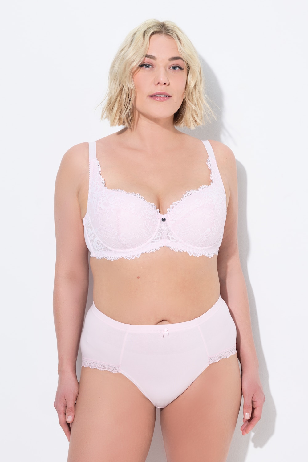 Große Größen Bügel-BH, Damen, rosa, Größe: 110B, Synthetische Fasern/Elasthan, Ulla Popken