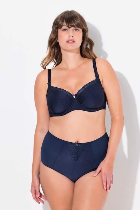 Tonal Polka Dot Underwire Bra