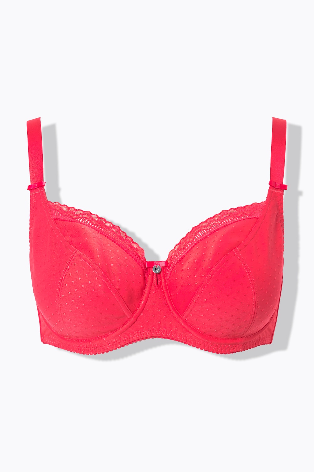 Stora storlekar Bygel-BH, Dam, rosa, storlek: 110F, Syntetfibrer/Elastan, Ulla Popken