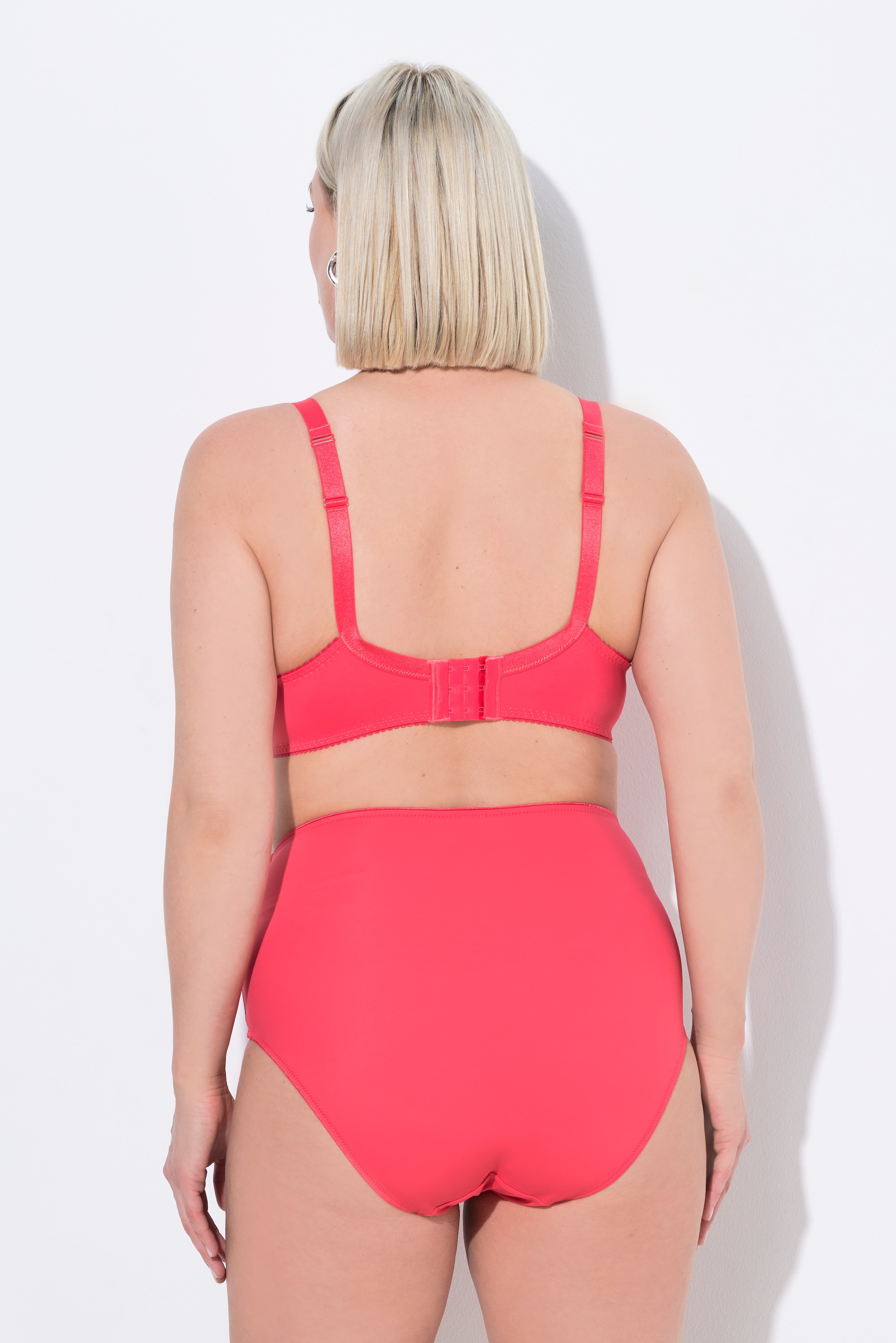 Ulla Popken Damen große Größen Bügel BH Jacquard Spitzenkante Cup C G 820379