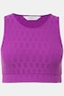 Croptop med tight fit og struktur