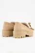 Loafer, semsket skinn, teddyfôr, sløyfe, bredde H