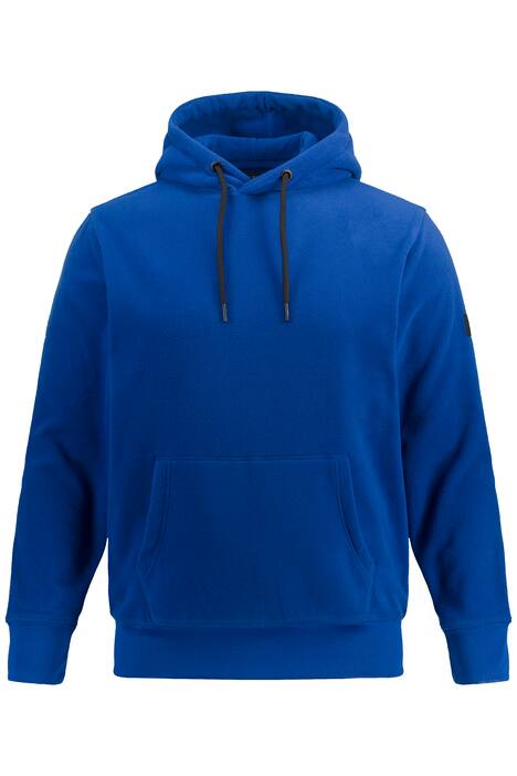 Mikina s kapucí, flís, klokaní kapsa