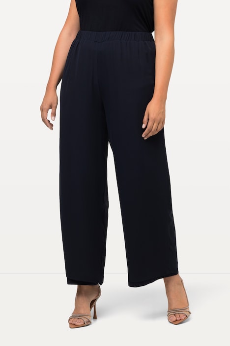 Amazon.com: Chiffon Wide-Leg Pants Women Spring Summer Drape High-Waisted  Split Trousers Loose Double-Layer Thin Pants : Clothing, Shoes & Jewelry