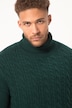STHUGE Pullover, Rollkragen, Zopfstrick, bis 8 XL
