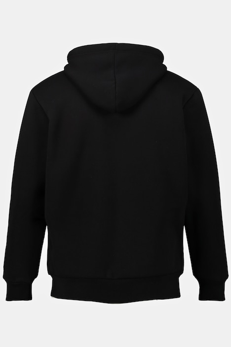 Plain black jacket with hood hotsell