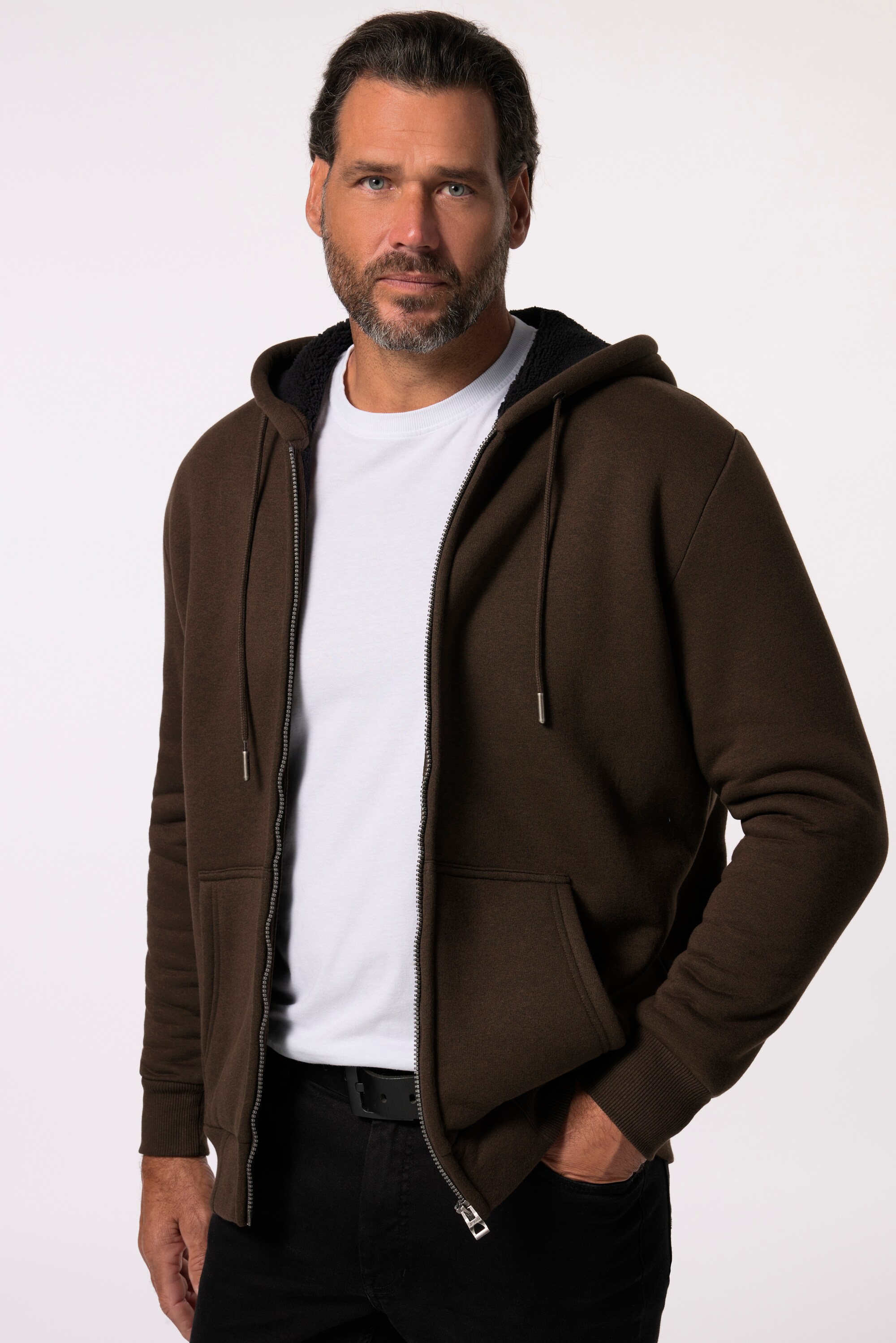 JP 1880 Herren große Größen JP1880 Hoodiejacke Outdoor Sweatjacke Kapuze Zipper