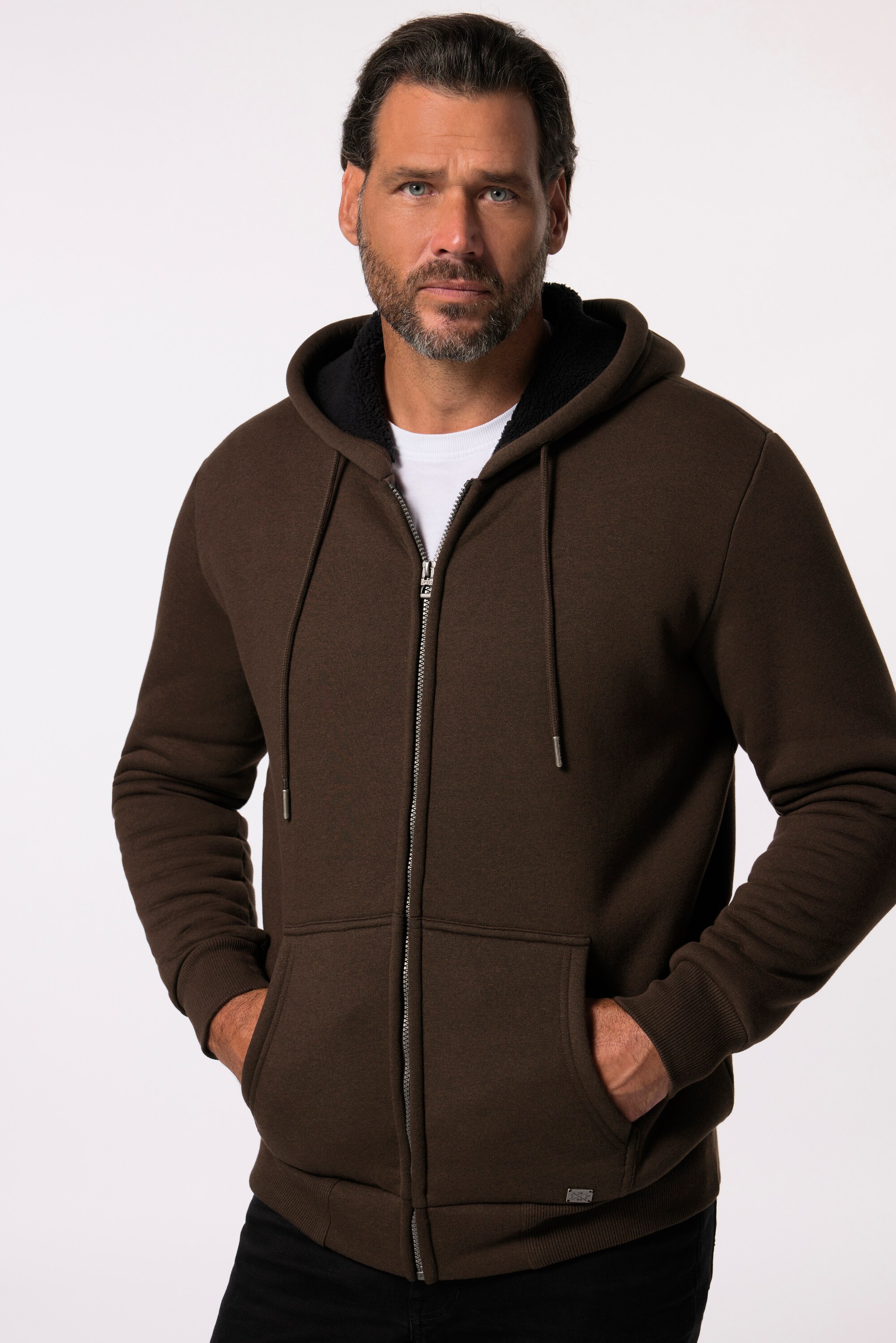 JP 1880 Herren große Größen JP1880 Hoodiejacke Outdoor Sweatjacke Kapuze Zipper