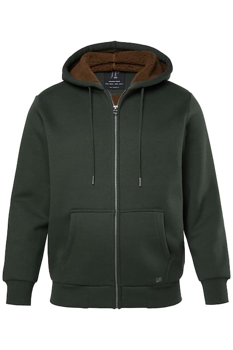 Bunda s kapucí, kolekce outdoor, tepláková, teddy podšívka, zip, do 8XL
