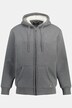 JP1880 Hoodiejacke, Outdoor, Sweatjacke, Kapuze, Teddyfutter, Zipper, bis 8 XL