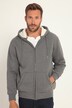JP1880 Hoodiejacke, Outdoor, Sweatjacke, Kapuze, Teddyfutter, Zipper, bis 8 XL