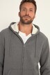 JP1880 Hoodiejacke, Outdoor, Sweatjacke, Kapuze, Teddyfutter, Zipper, bis 8 XL