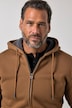 Hoodiejacke, Outdoor, Sweatjacke, Kapuze, Teddyfutter, Zipper, bis 8 XL