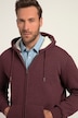 JP1880 Hoodiejacke, Outdoor, Sweatjacke, Kapuze, Teddyfutter, Zipper, bis 8 XL