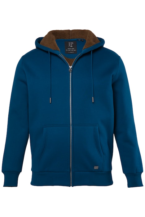 Bunda s kapucí, kolekce outdoor, tepláková, teddy podšívka, zip, do 8XL