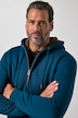 Hoodiejacke, Outdoor, Sweatjacke, Kapuze, Teddyfutter, Zipper, bis 8 XL