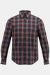 Check shirt, long sleeve, button-down collar, modern fit