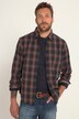 Check shirt, long sleeve, button-down collar, modern fit