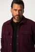 Overskjorte, lange ermer, skjorte, Kent-krage, fleece, opptil 8XL