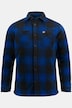 Chemise/surchemise en polaire, collection Workwear. Manches longues. Motif à carreaux et doublure en polaire bouclée.