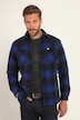 Chemise/surchemise en polaire, collection Workwear. Manches longues. Motif à carreaux et doublure en polaire bouclée.