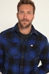 Chemise/surchemise en polaire, collection Workwear. Manches longues. Motif à carreaux et doublure en polaire bouclée.