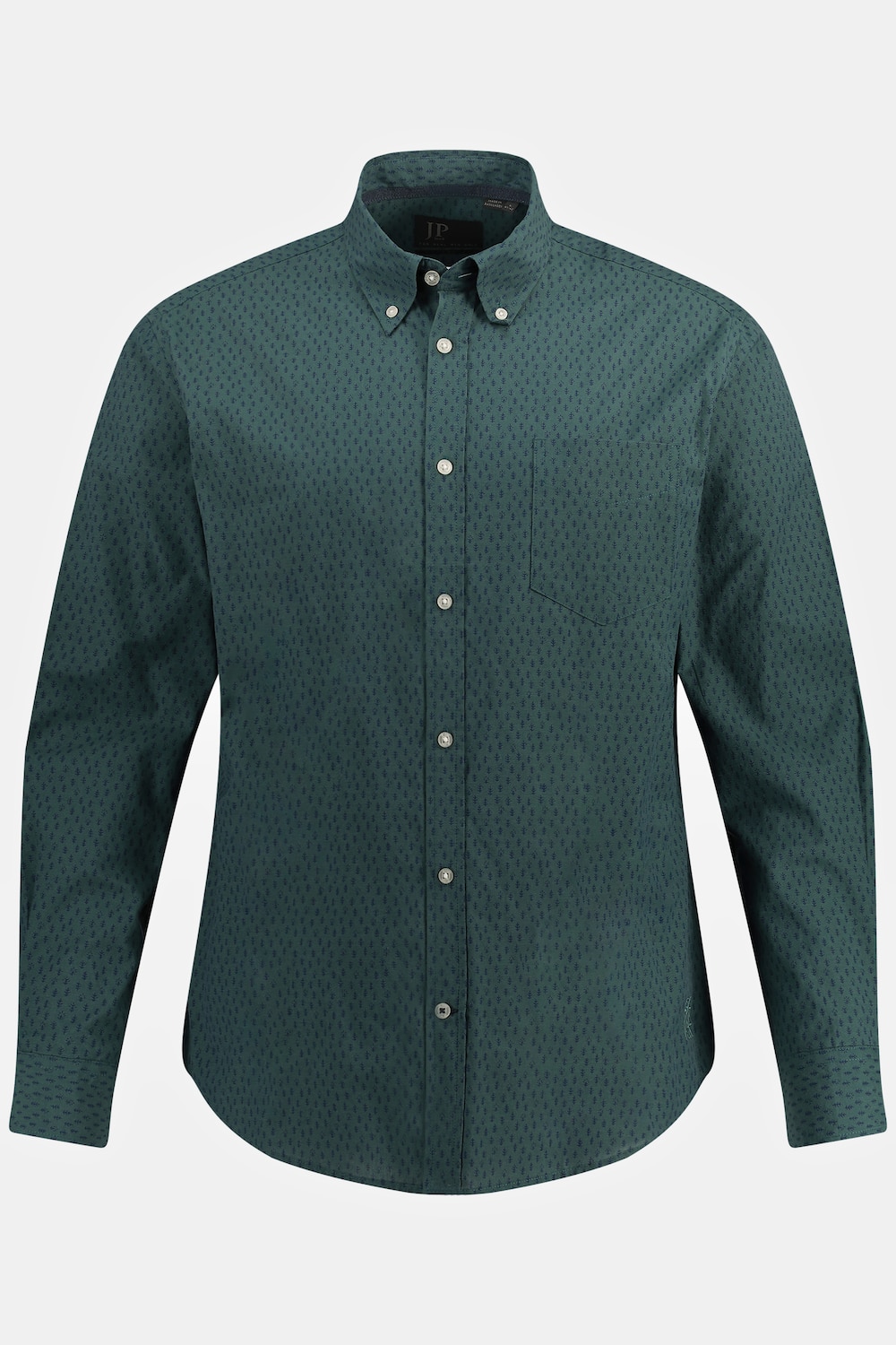 Grote Maten Overhemd, Heren, turquoise, Maat: 6XL, Katoen, JP1880