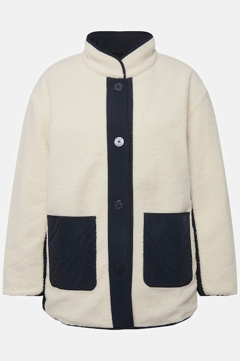 Reversible Teddy Fleece Jacket | Quilted Jackets | Jackets