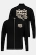 Cardigan STHUGE avec technologie FLEXLASTIC®, col montant et motif dans le dos - jusqu'au 8XL