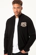 Cardigan STHUGE avec technologie FLEXLASTIC®, col montant et motif dans le dos - jusqu'au 8XL