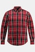 Ruitenshirt, lange mouwen, button down-kraag, moderne pasvorm, tot 8 XL