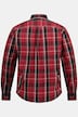 Ruitenshirt, lange mouwen, button down-kraag, moderne pasvorm, tot 8 XL