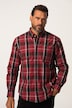 Ruitenshirt, lange mouwen, button down-kraag, moderne pasvorm, tot 8 XL