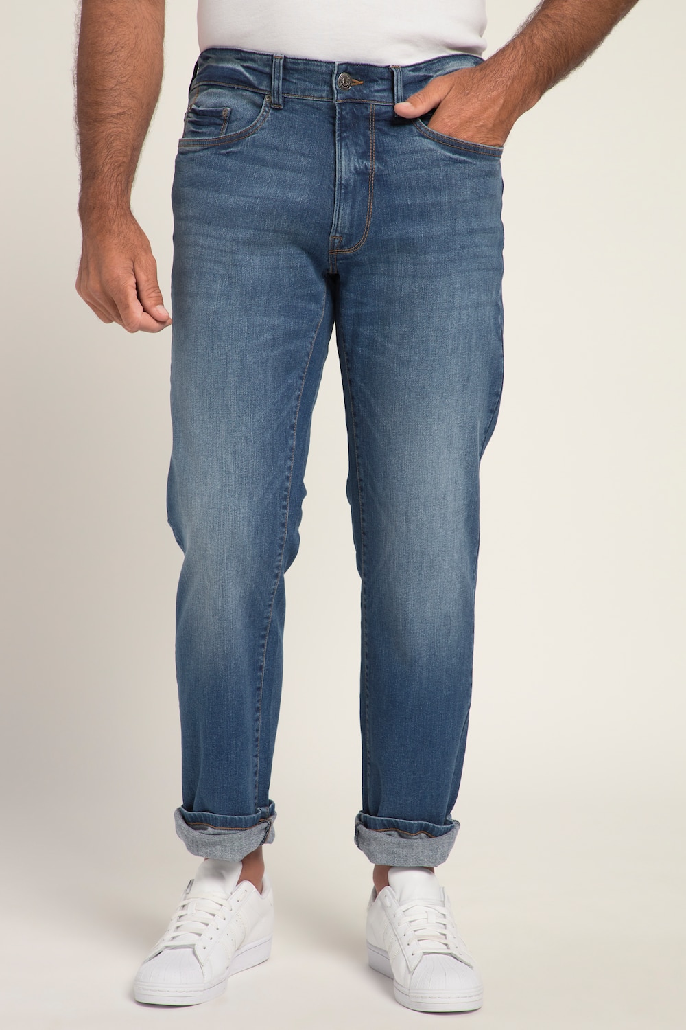 Große Größen Jeans, Herren, blau, Größe: 33, Baumwolle, JP1880