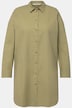 Leinenmix-Hemd, oversized, Hemdkragen, Langarm
