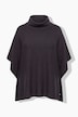 Pull oversize style poncho à col montant et sans manches