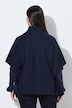 Pull oversize style poncho à col montant et sans manches
