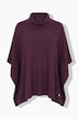 Pull oversize style poncho à col montant et sans manches