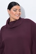 Pull oversize style poncho à col montant et sans manches