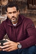 Sweat-shirt à capuche JP 1880, pull en maille avec motif torsadé. Jusqu'au 7 XL.