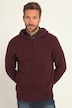 Sweat-shirt à capuche JP 1880, pull en maille avec motif torsadé. Jusqu'au 7 XL.
